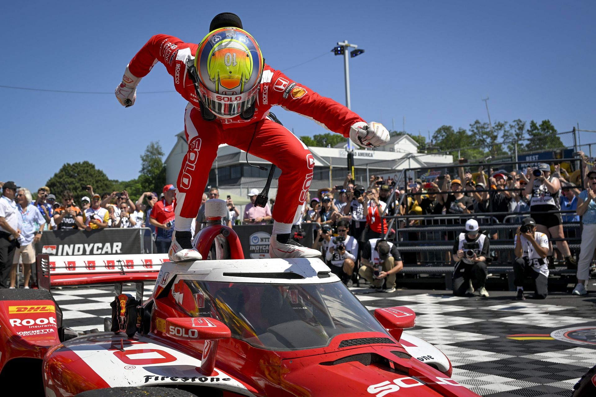 Alex Palou at the IndyCar XPEL Grand Prix at Road America - Source: Getty